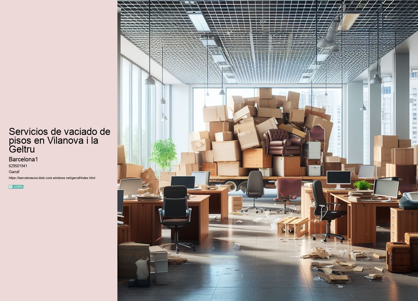Servicios de vaciado de pisos en Vilanova i la Geltru